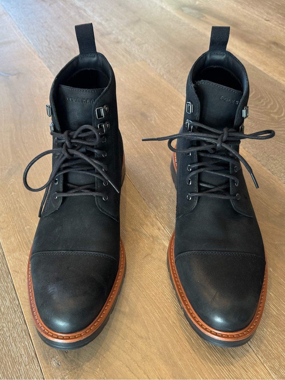 Cole Haan Black Chukka Boots - Picture 2 of 10